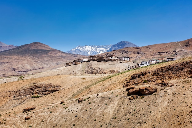 Il villaggio di Kibber in Himalaya