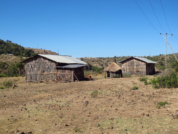 Il villaggio in Etiopia, Africa
