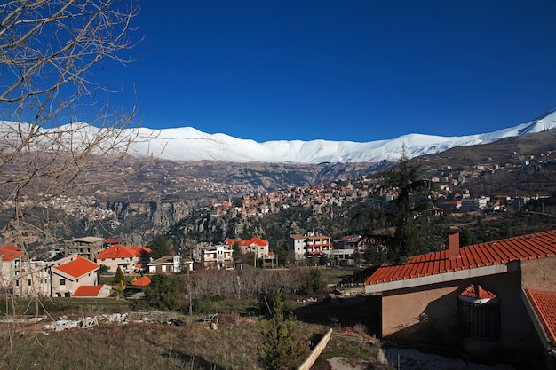 Il villaggio nella Valle Kadisha del Libano