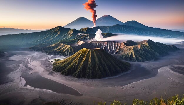 Il vulcano Mount Bromo in Indonesia