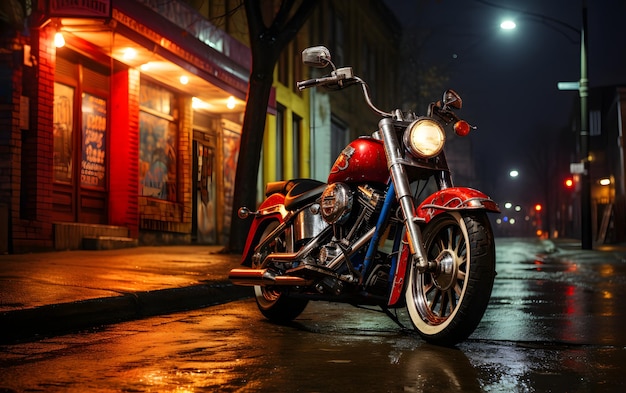 illuminazione fotografica per motociclette