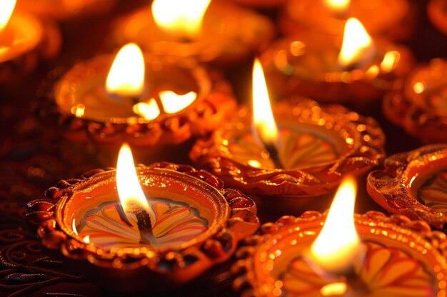 Illuminazione risonante della sinfonia di Diwali