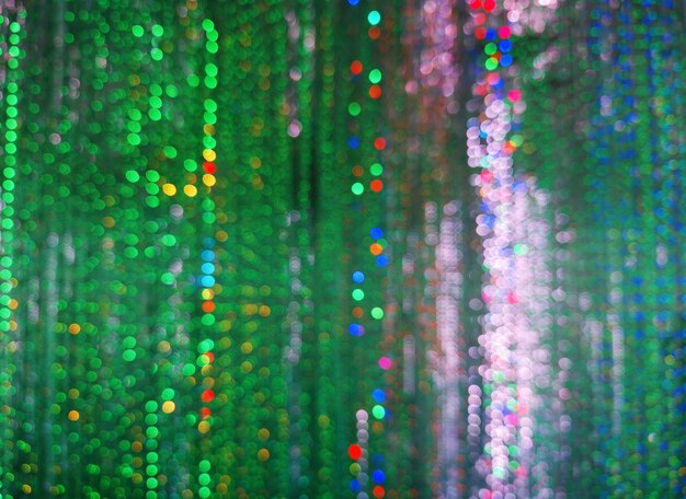 Illuminazione verde led lampade astrazione bokeh sfondo