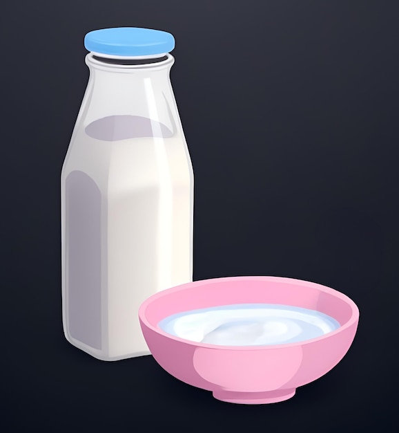 illustration_Cat_milk