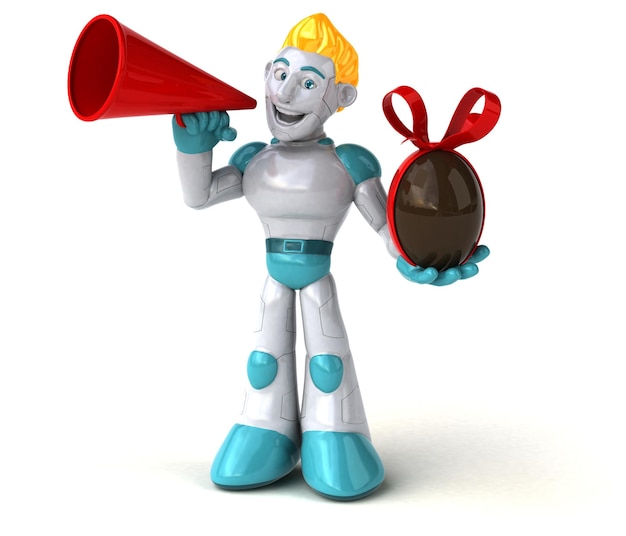 Illustrazione 3D del robot