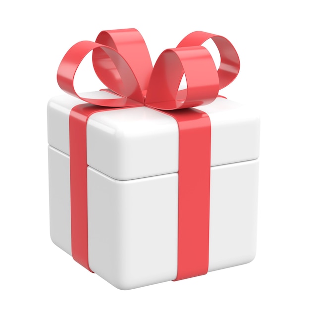 Illustrazione 3D della confezione regalo 3D