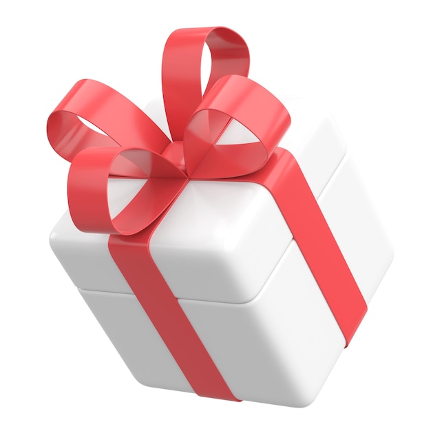 Illustrazione 3D della confezione regalo 3D