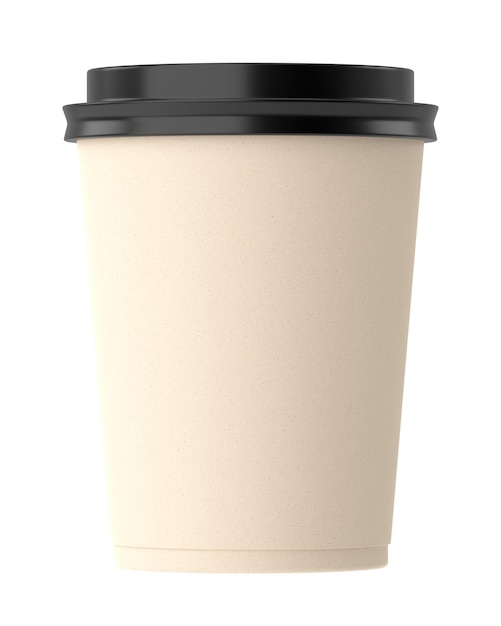 Illustrazione 3D della tazza di caffè 3D