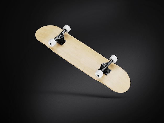 Illustrazione 3D Skateboard isolato