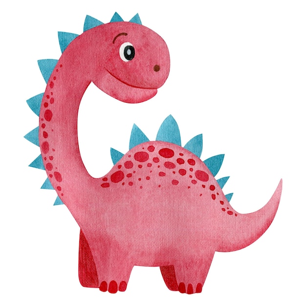 Illustrazione ad acquerello del dinosauro