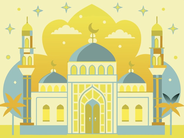 Illustrazione artistica della moschea