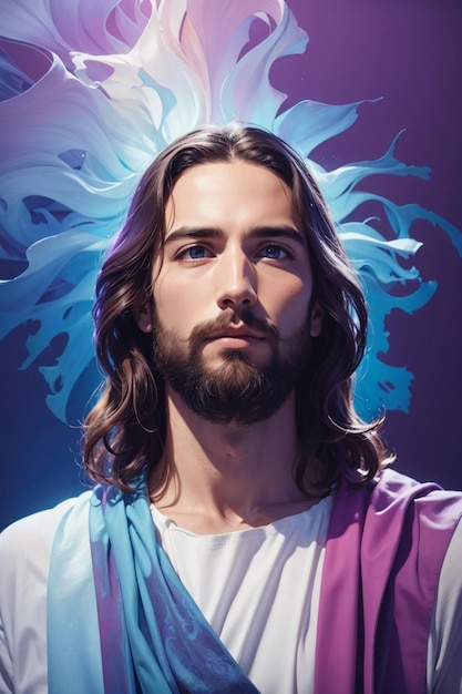Illustrazione artistica di Gesù