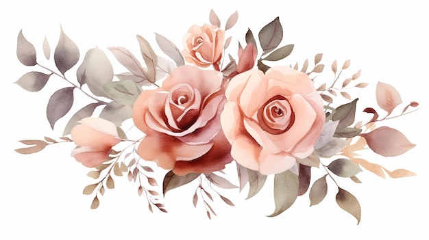 Illustrazione astratta del fiore di bel colore morbido