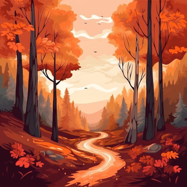 illustrazione autunnale