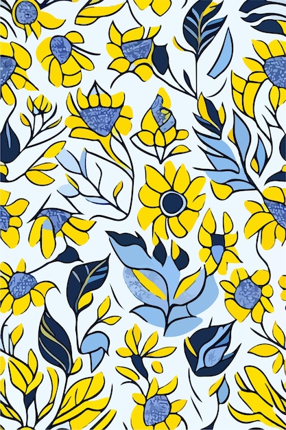 Illustrazione botanica dei fiori gialli senza giunte di capriccioso Cempaka