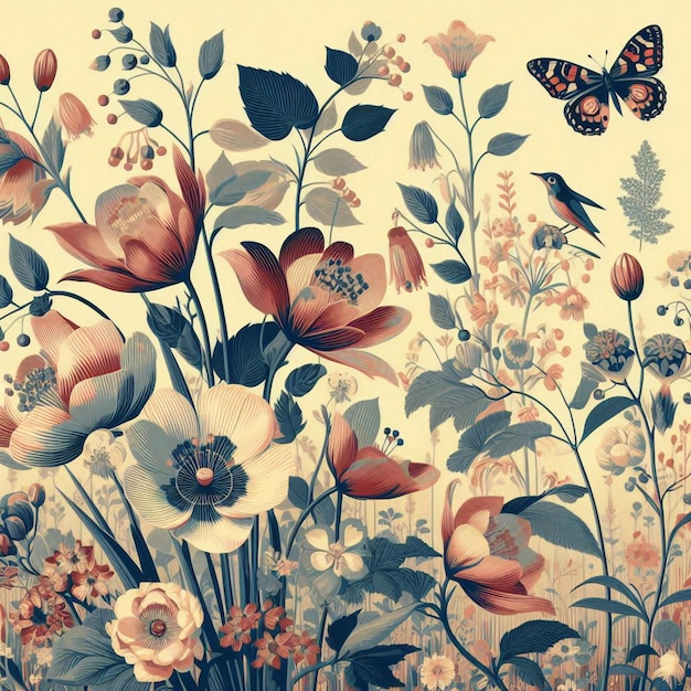 illustrazione botanica vintage