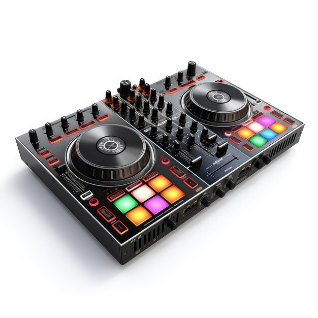 illustrazione che mostra il design ispirato del controller dj