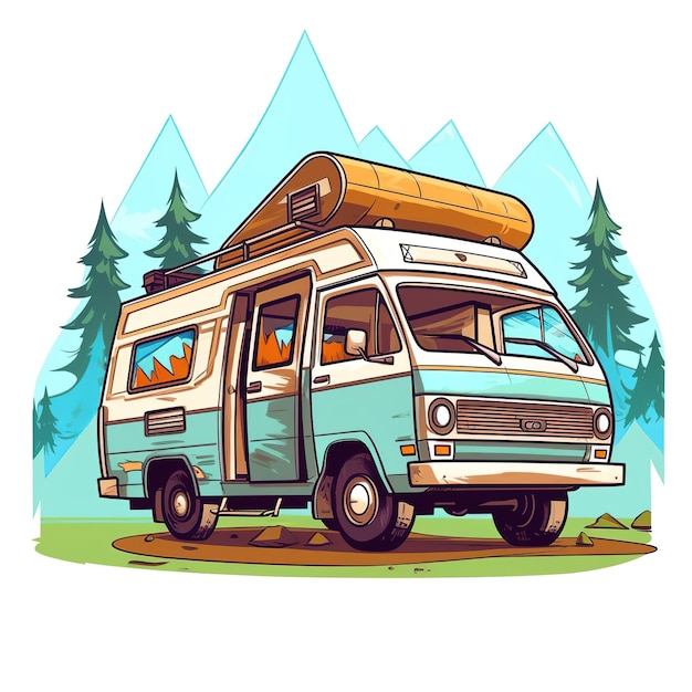 illustrazione del camper