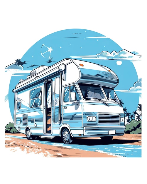 illustrazione del camper