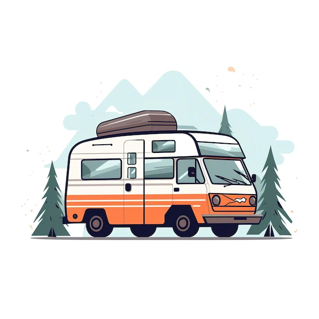 illustrazione del camper