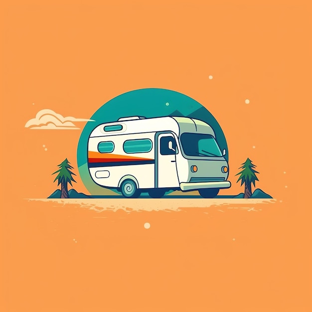 illustrazione del camper