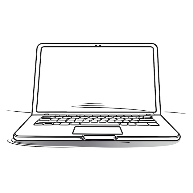 illustrazione del computer portatile