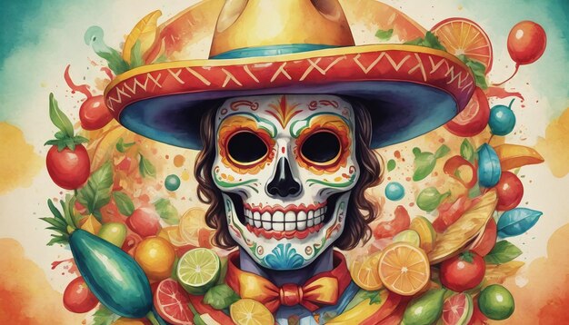 Illustrazione del concetto di Cinco De Mayo