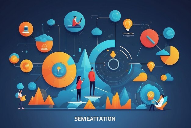 Illustrazione del concetto di segmentazione