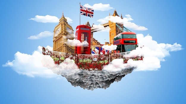 Illustrazione del concetto di vacanza a Londra