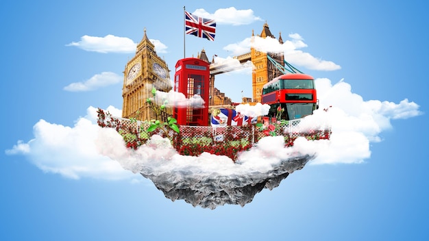 Illustrazione del concetto di vacanza a Londra