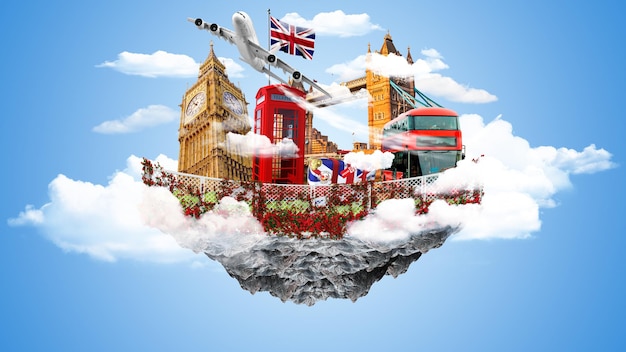 Illustrazione del concetto di vacanza a Londra