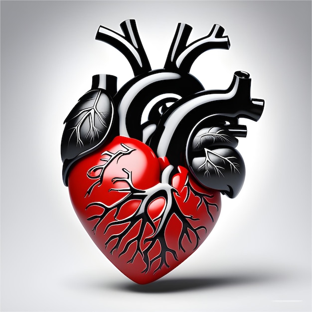 Illustrazione del cuore umano