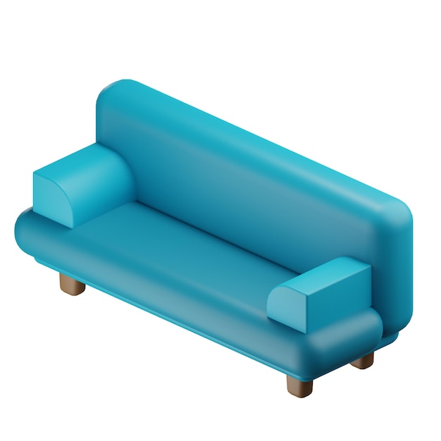 Illustrazione del divano 3D 6
