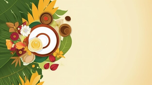 Illustrazione del festival Onam Ai generativi