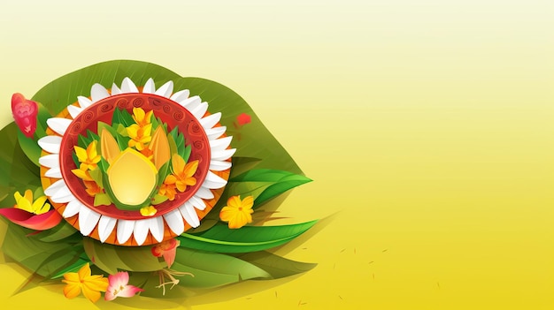 Illustrazione del festival Onam Ai generativi