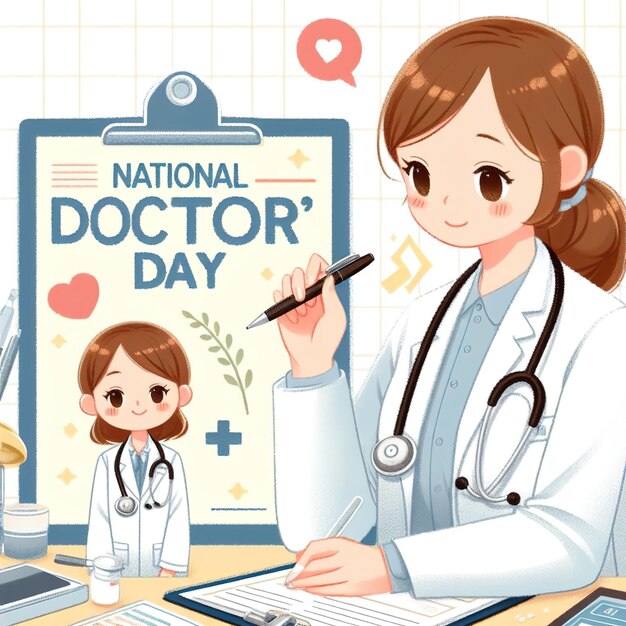 Illustrazione del giorno dei medici