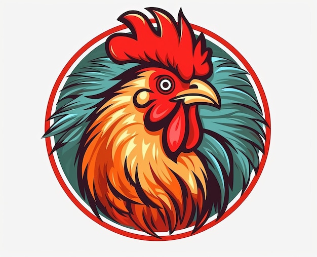 Illustrazione del logo del pollo