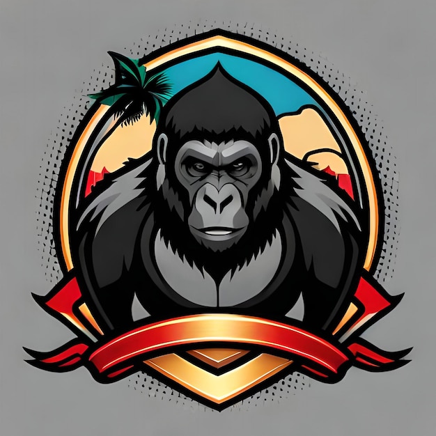 Illustrazione del logo della gorilla