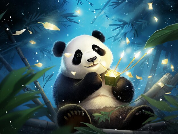 illustrazione del panda