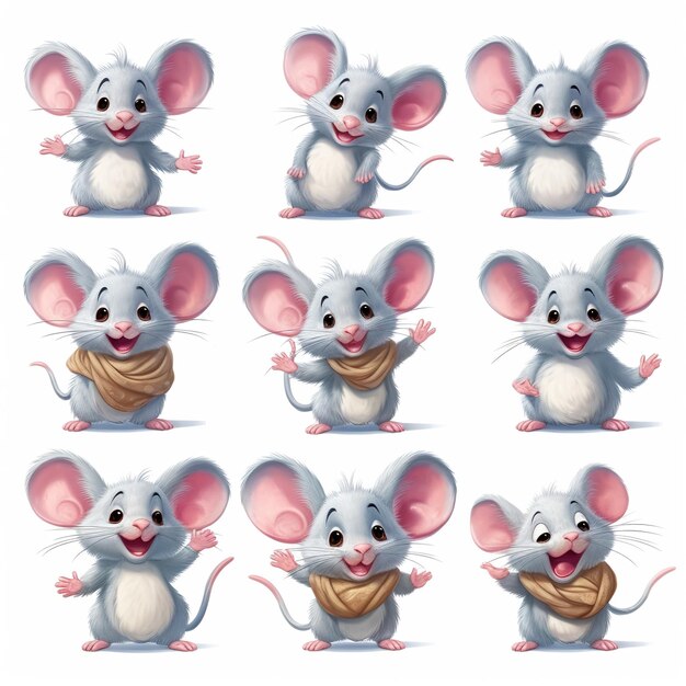 Illustrazione del personaggio del piccolo topo