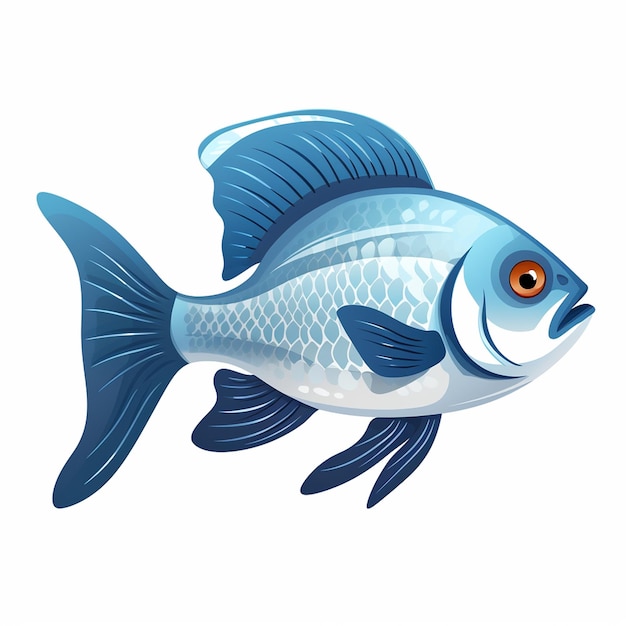 Illustrazione del pesce magico oceanico