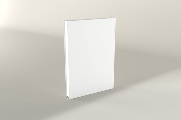 Illustrazione del rendering 3d del mockup della copertina del libro