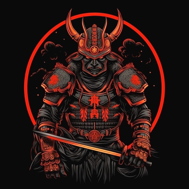 illustrazione del samurai