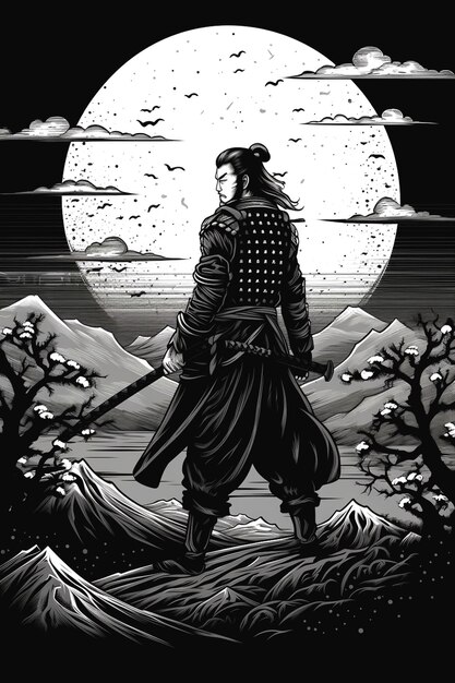 illustrazione del samurai