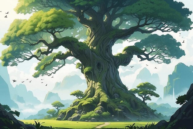 Illustrazione dell'albero dell'anime