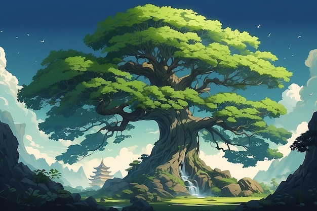 Illustrazione dell'albero dell'anime