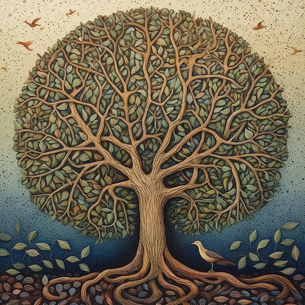 illustrazione dell'albero della vita