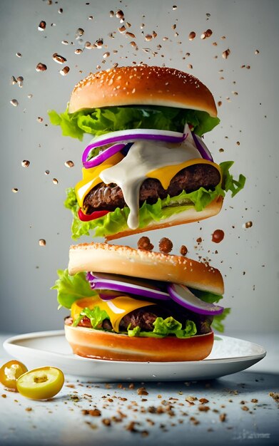 Illustrazione dell'hamburger