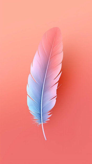Illustrazione dell'icona del vettore piatto del piumaggio della penna del pennino della piuma dell'ala dell'uccello Semplice simbolo nero su bac bianco