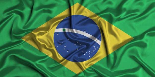 Illustrazione della bandiera del Brasile